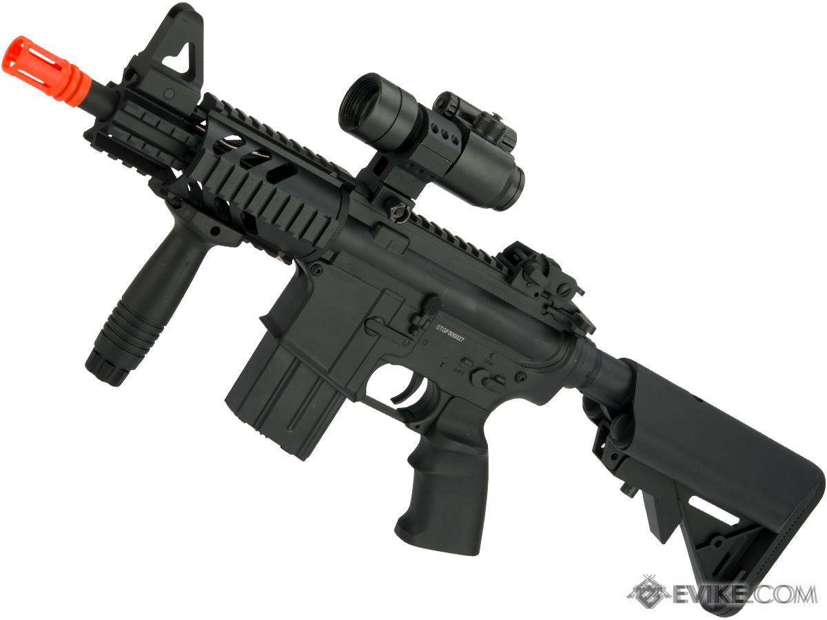 A&K Full Metal M4 CQB-07 Stubby Elite Airsoft AEG - Crane Stock