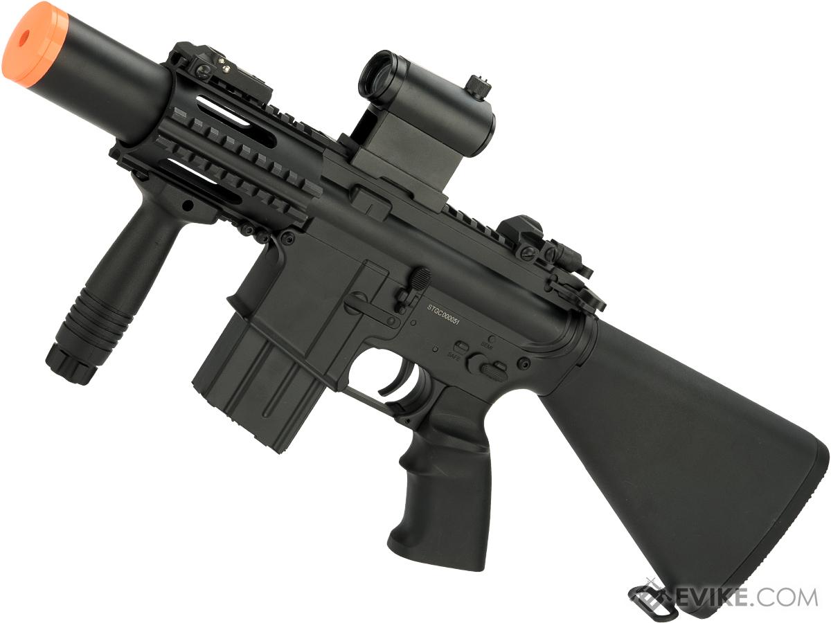 A&K NS15 Full Metal Lipo Ready M4 CQB Stubby Killer Airsoft AEG Rifle (Model: Delta)