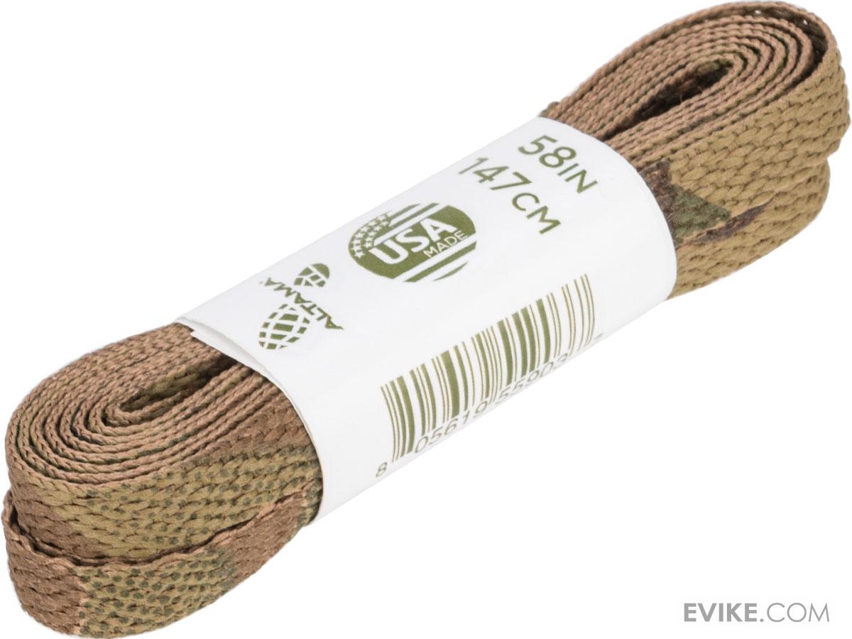 multicam black shoelaces
