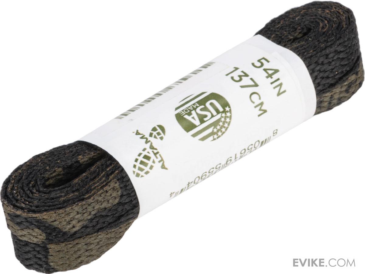 multicam black shoelaces