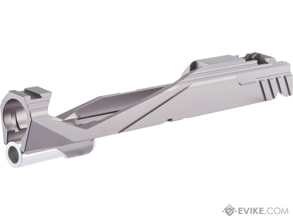 Edge Airsoft Custom CNC Giga Slide for Tokyo Marui Hi-Capa Airsoft Pistols (Color: Grey)