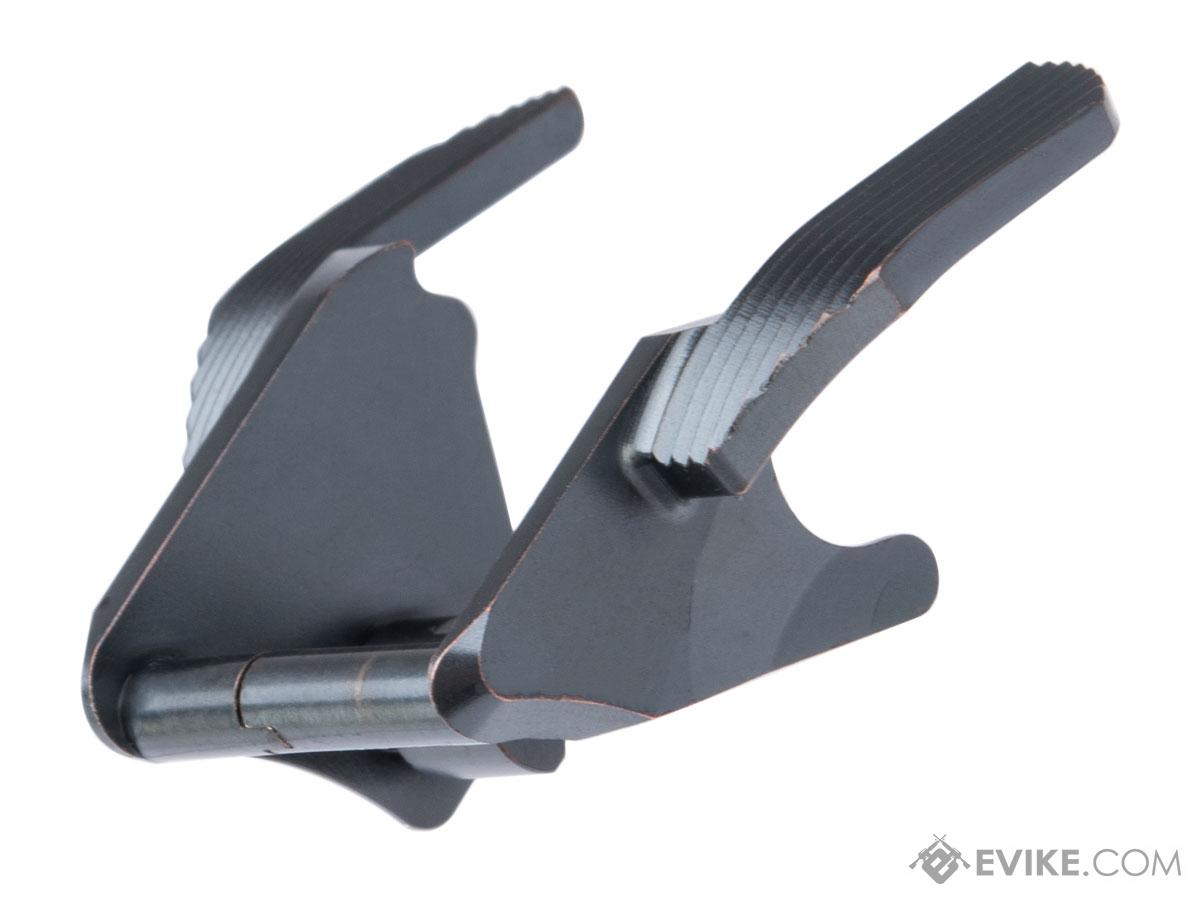 Airsoft Masterpiece Stainless Steel Ambidextrous Safety (Model: Type 6 / Gun Metal)