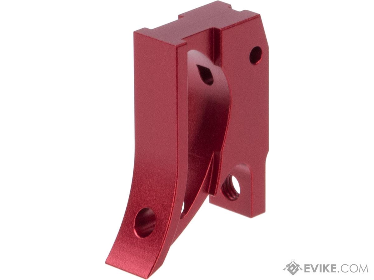 EDGE Airsoft Aluminum Trigger for Hi-CAPA / 1911 Gas Blowback Airsoft Pistols - Type 2 (Color: Red)