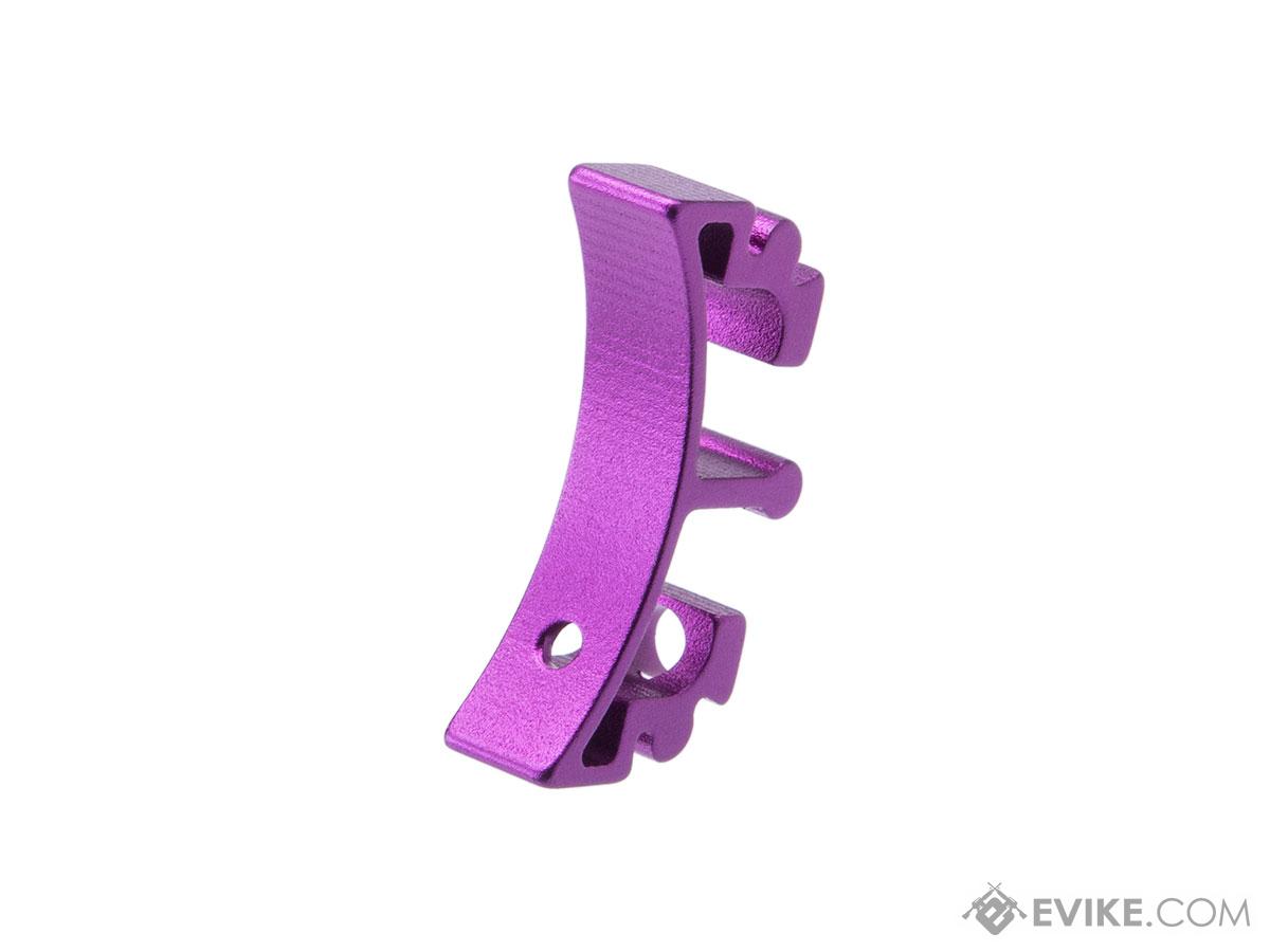 Airsoft Masterpiece Aluminum Puzzle Trigger - Curved Long (Color: Purple)