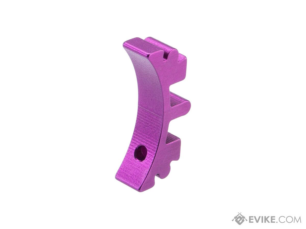 Airsoft Masterpiece Aluminum Puzzle Trigger - Curved Short (Color: Purple)