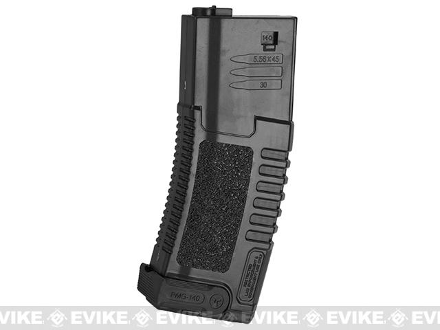 ARES Amoeba 140rd High Grade Mid-Cap Magazine for M4/M16 Series Airsoft AEG Rifles (Color: Black/Single Magazine)