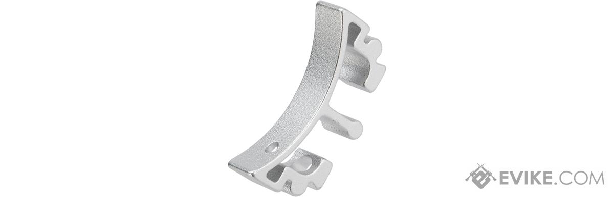 Airsoft Masterpiece Aluminum Puzzle Trigger - Curved Long (Color: Silver)