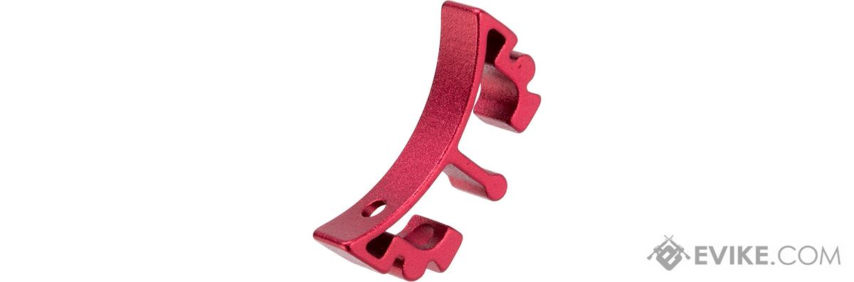Airsoft Masterpiece Aluminum Puzzle Trigger - Curved Long (Color: Red)