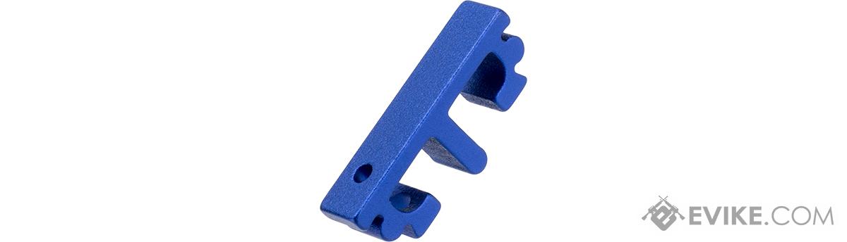 Airsoft Masterpiece Aluminum Puzzle Trigger - Flat Long (Color: Blue)