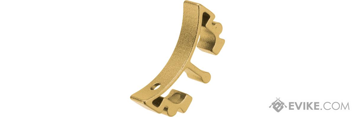 Airsoft Masterpiece Aluminum Puzzle Trigger - Curved Long (Color: Gold)