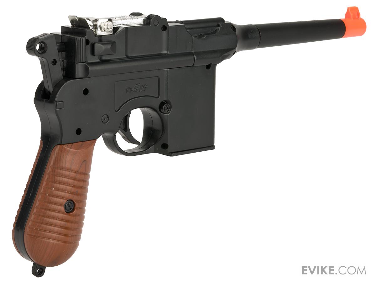 Mauser Broom Handle German WWII Airsoft Spring Pistol, Airsoft Guns