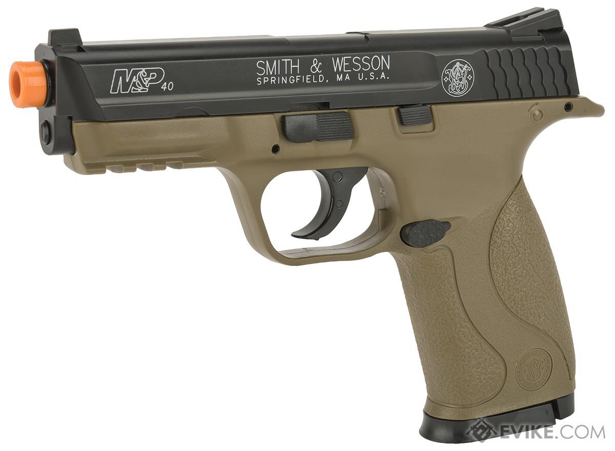 Smith & Wesson Licensed M&P40 Full Size Airsoft Spring Pistol (Color: Dark Earth)