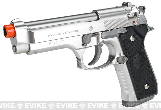 Tokyo Marui M92F Military Airsoft Spring Pistol (Color: Silver)