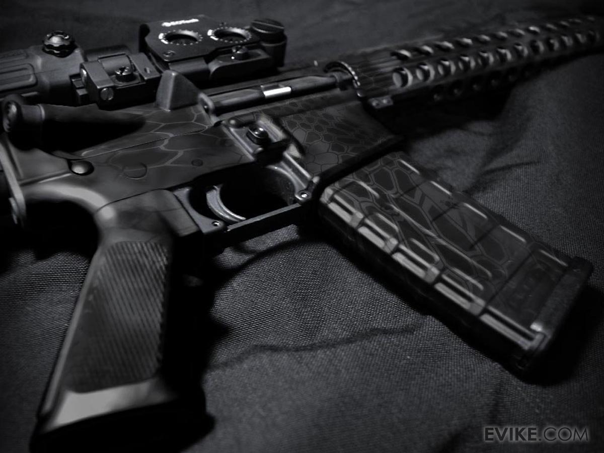 US Night Vision Camo PreCut AR Rifle Accent Wrap (Color Kryptek
