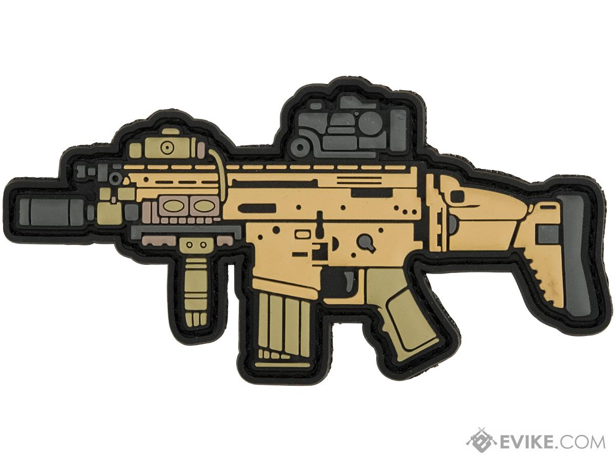 Aprilla Design PVC IFF Hook and Loop Modern Warfare Series Patch (Model: SCAR-H)