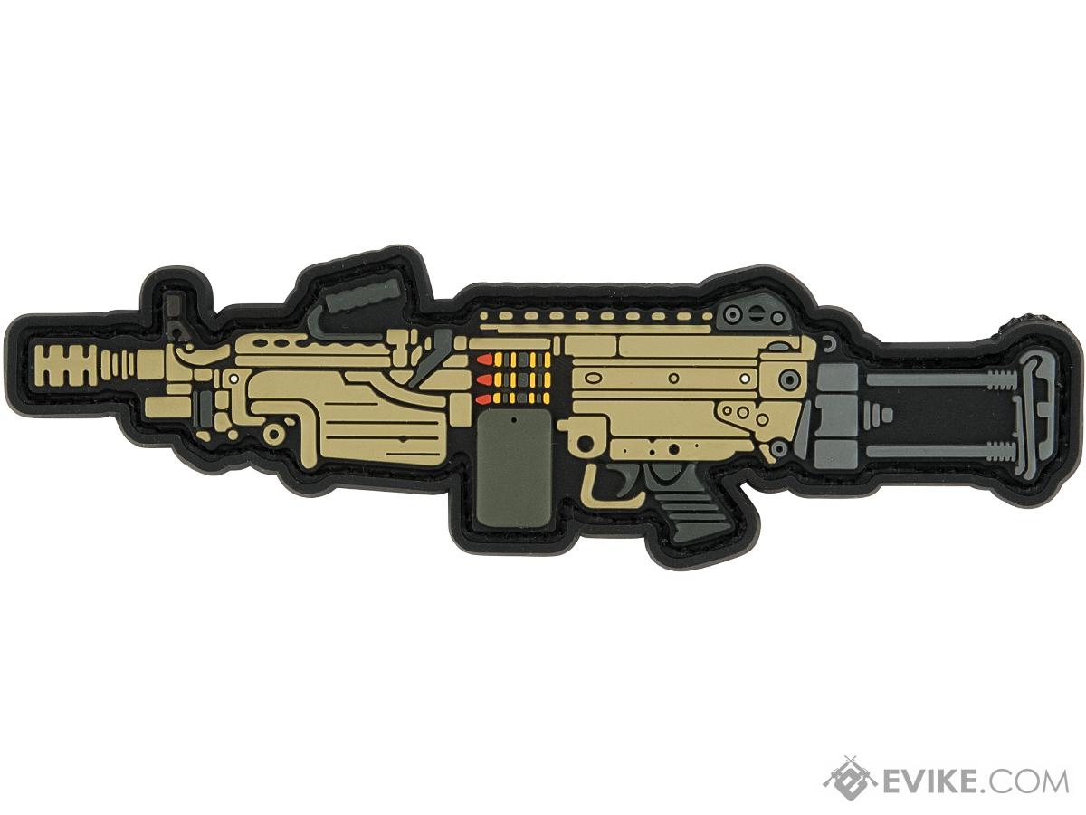 Aprilla Design PVC IFF Hook and Loop Modern Warfare Series Patch (Model: M249)