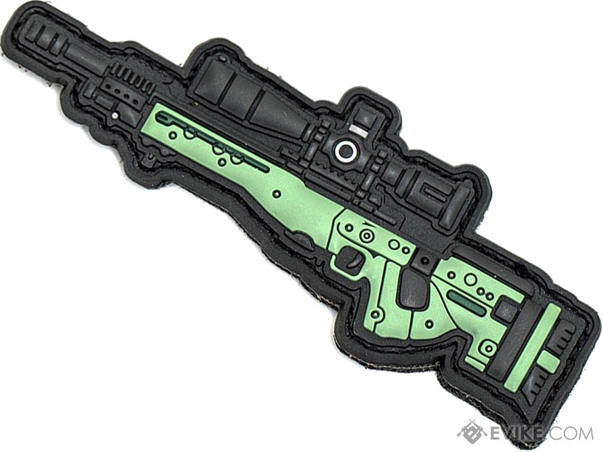 Aprilla Design PVC IFF Hook and Loop Modern Warfare Series Patch (Gun: AI AE OD Green)