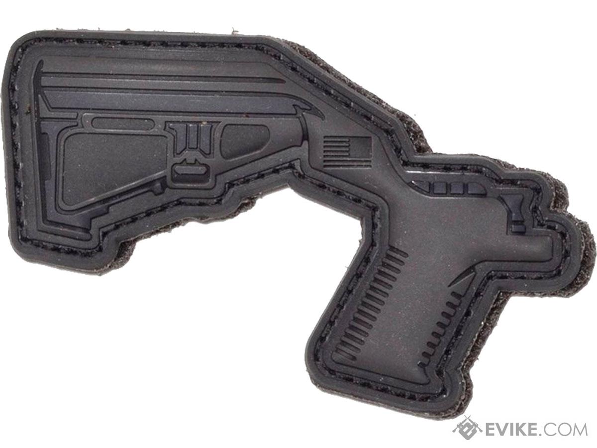 Aprilla Design PVC IFF Hook and Loop Modern Warfare Series Patch (Gun: CA Legal Bump Stock)