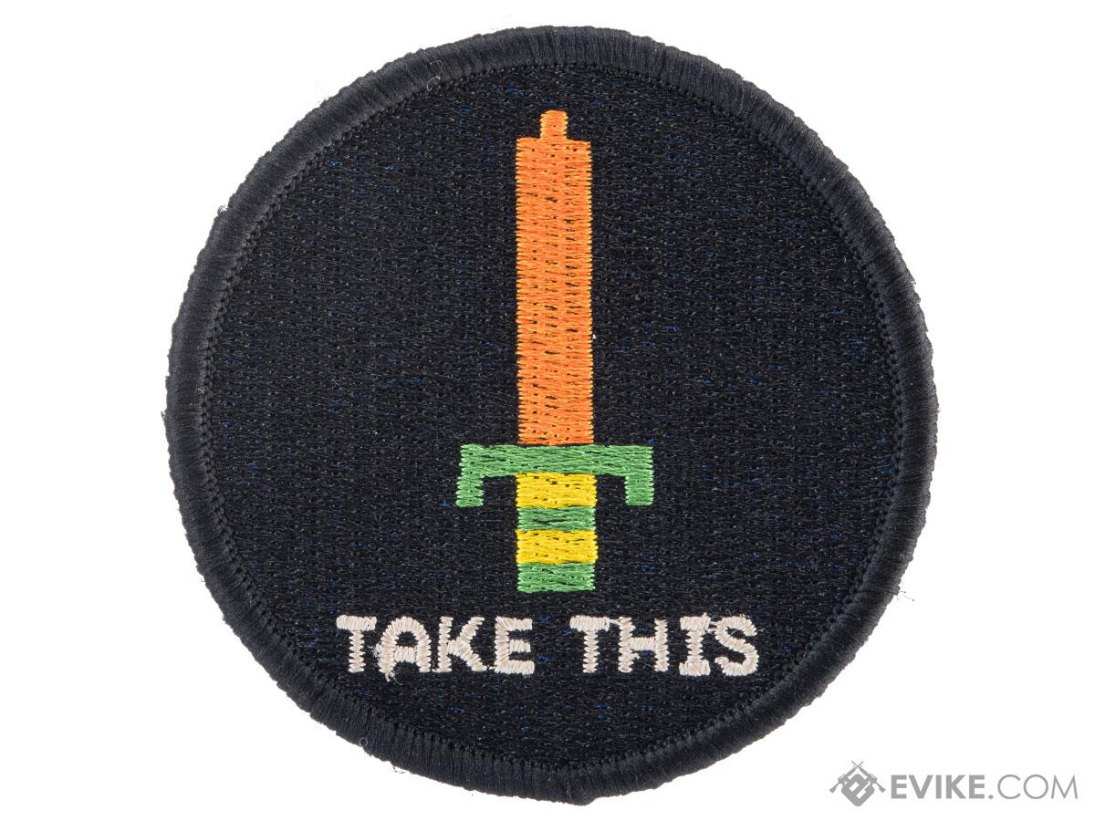Aprilla Design Take This Embroidered Morale Patch