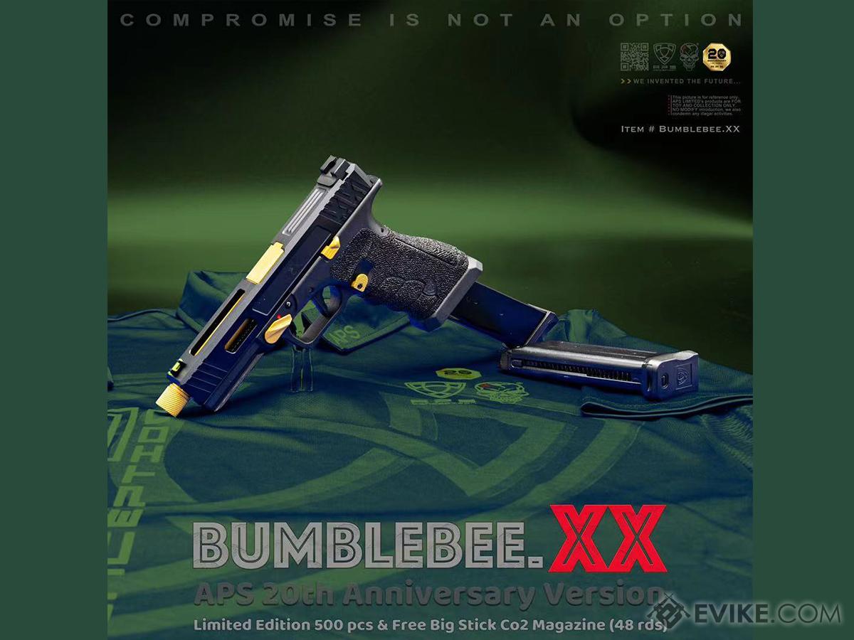 APS 20th Anniversary Limited Edition Bumblebee XX Gas Blowback Airsoft  Pistol, Airsoft Guns, Gas Airsoft Pistols Airsoft Superstore