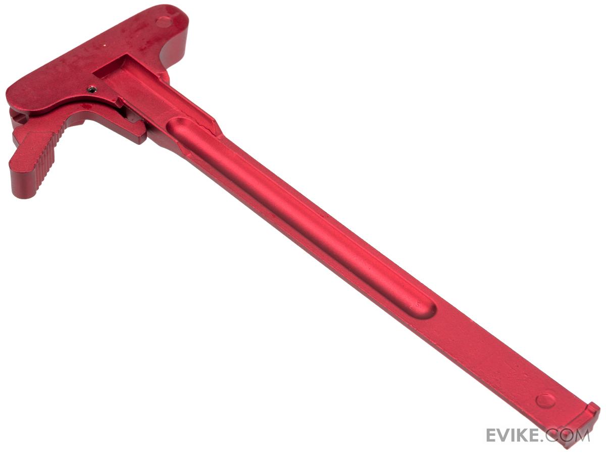 APS Enhanced Aluminum Charging Handle for M4/M16 Airsoft Rifles (Color Red), Accessories