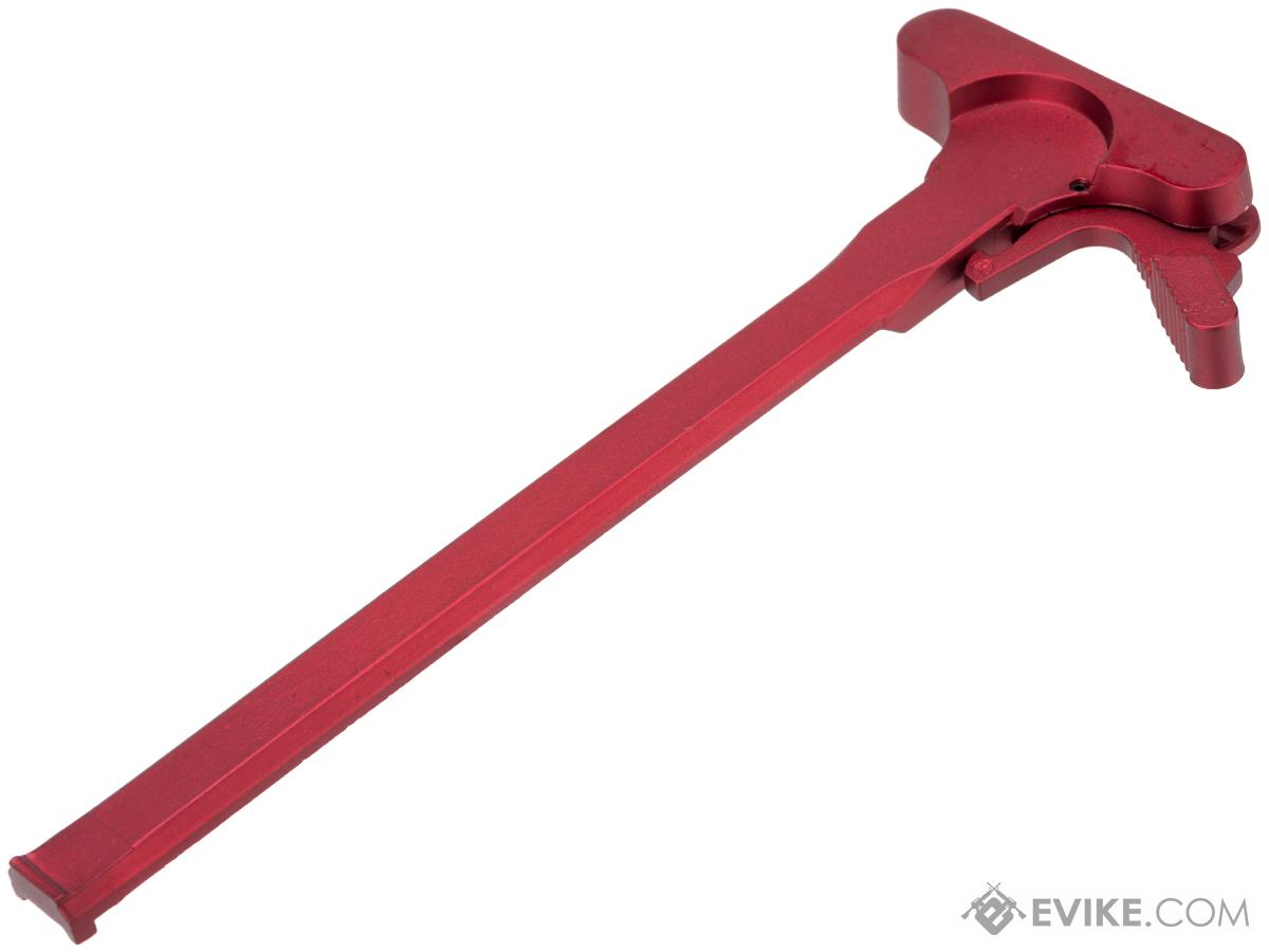 APS Enhanced Aluminum Charging Handle for M4/M16 Airsoft Rifles (Color: Red)