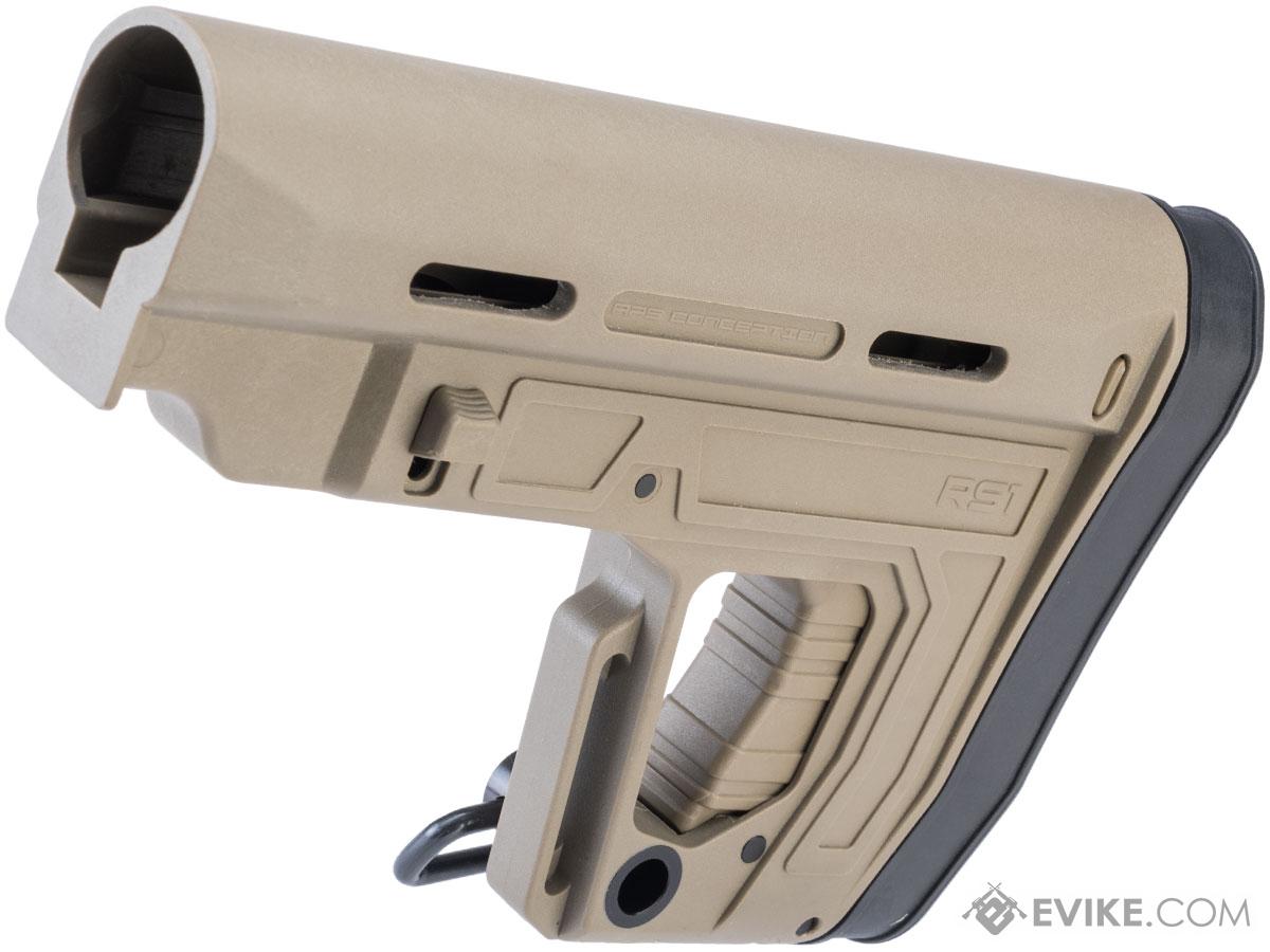 APS RS-1 Retractable Stock for M4/M16 Airsoft AEGs (Color: Tan)