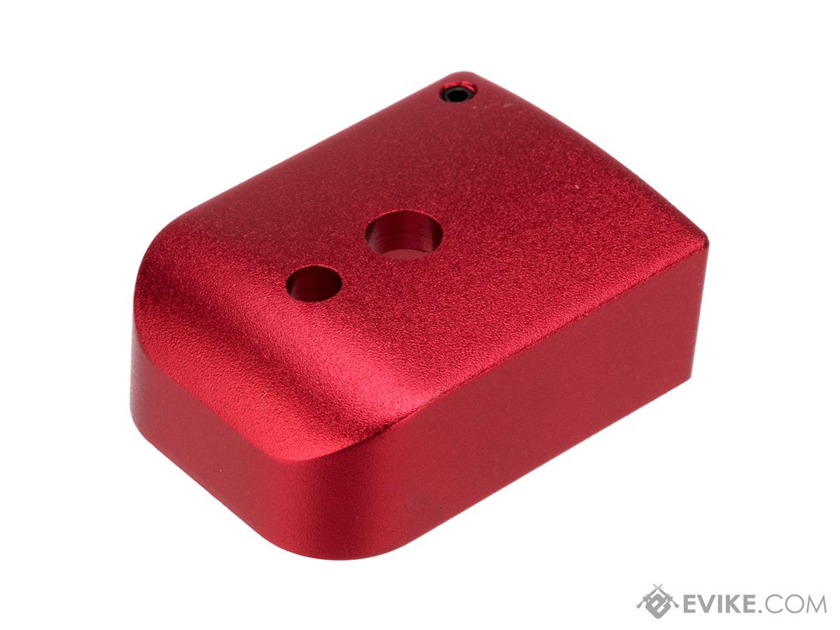 APS / 5KU Type3 Aluminum Magazine Base for 5.1 Hi-Capa Series Airsoft GBB Pistol Magazines (Color: Red)