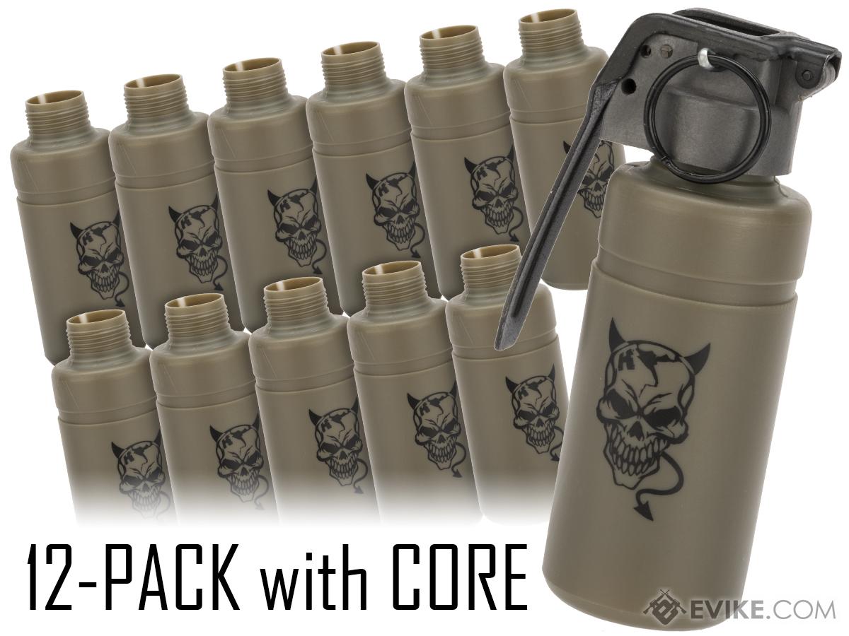 APS Thunder Devil CO2 Single Use BB Grenade Shell (Package: Set of 12 with Core)