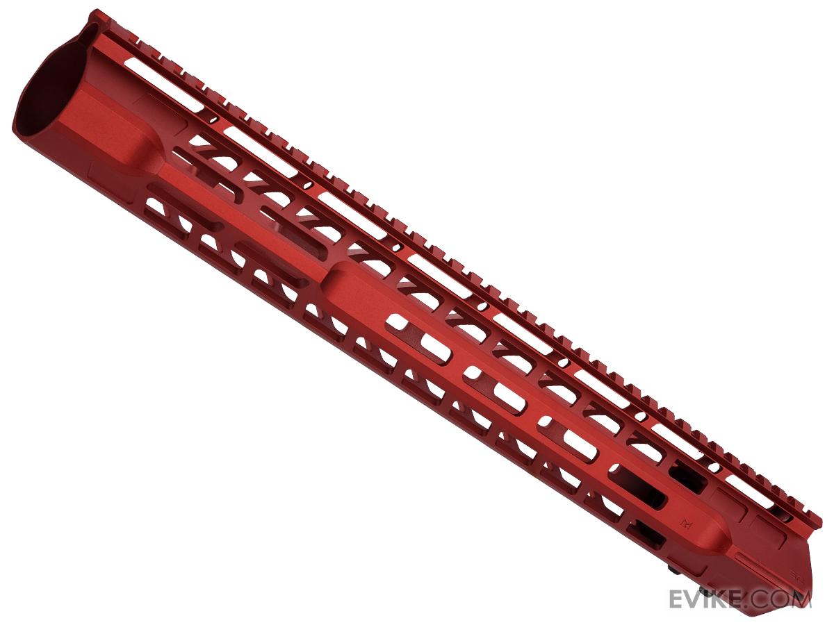 APS Phantom M-LOK Handguard for M4/M16 Series Airsoft AEGs (Color: Red / 15 5.0)