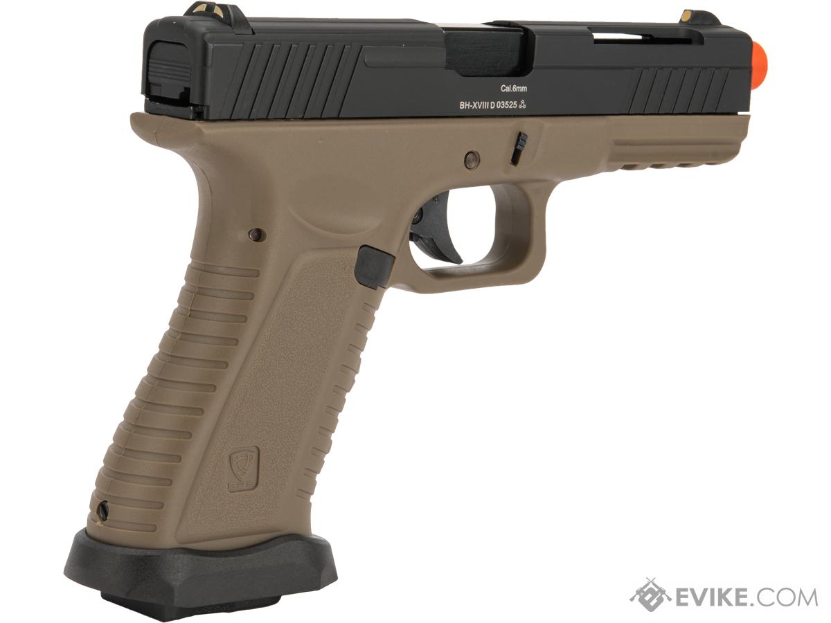 APS XTP Black Full Auto CO2 Powered Airsoft GBB Pistol (Color