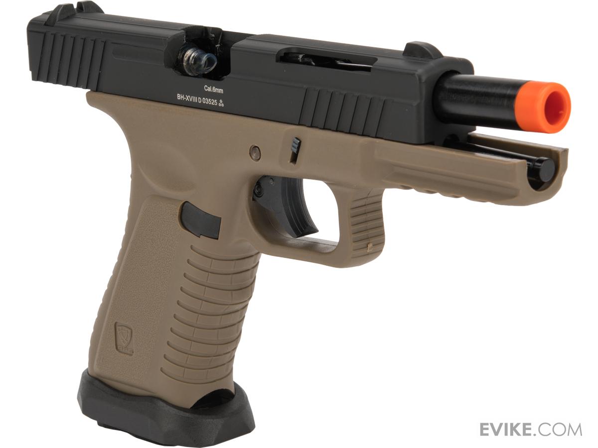 APS XTP Black Full Auto CO2 Powered Airsoft GBB Pistol (Color