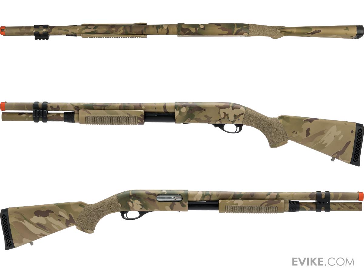 APS CAM870 Shell Ejecting Tactical Pump Action Gas Airsoft MKII Shotgun