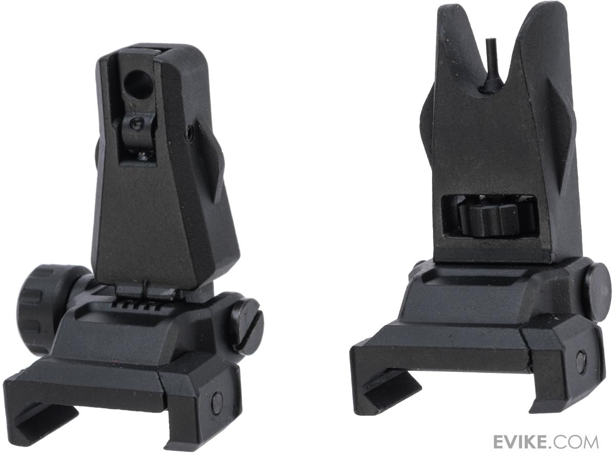 APS Hawk FlipUp Back Up Sights for Airsoft Rifles, Accessories & Parts