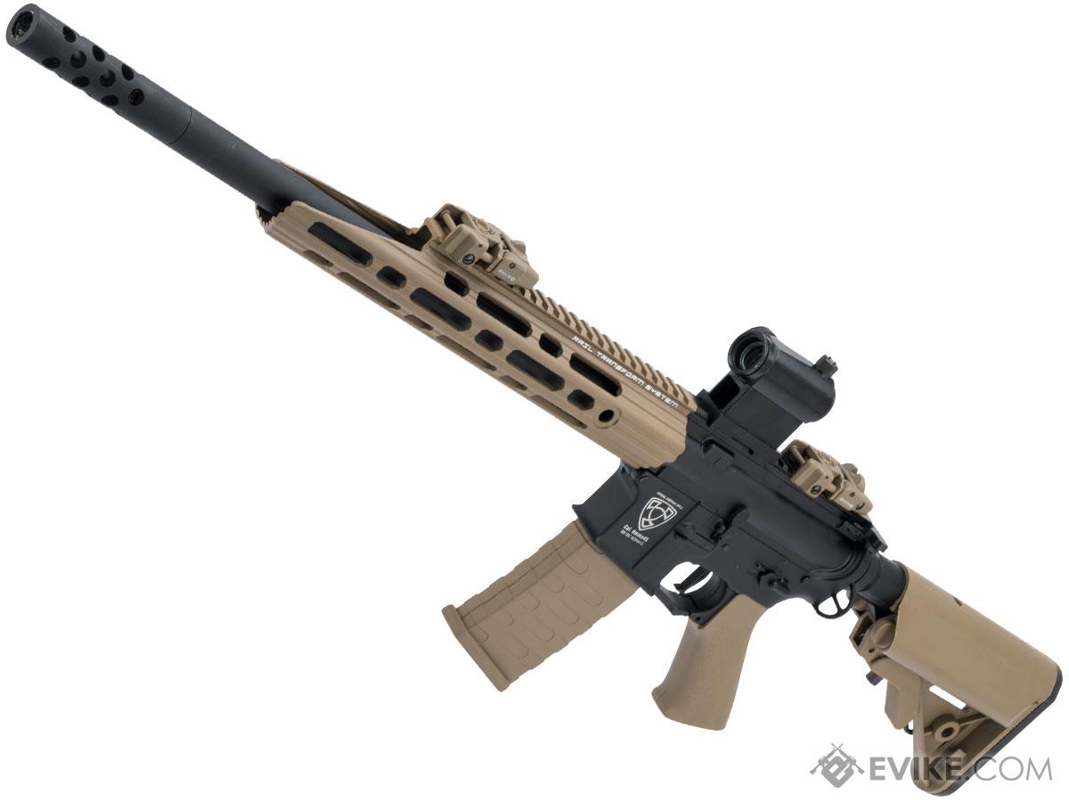 APS Guardian 2.0 eSilverEdge Match M4 Airsoft AEG Marksman Rifle (Color: Tan)