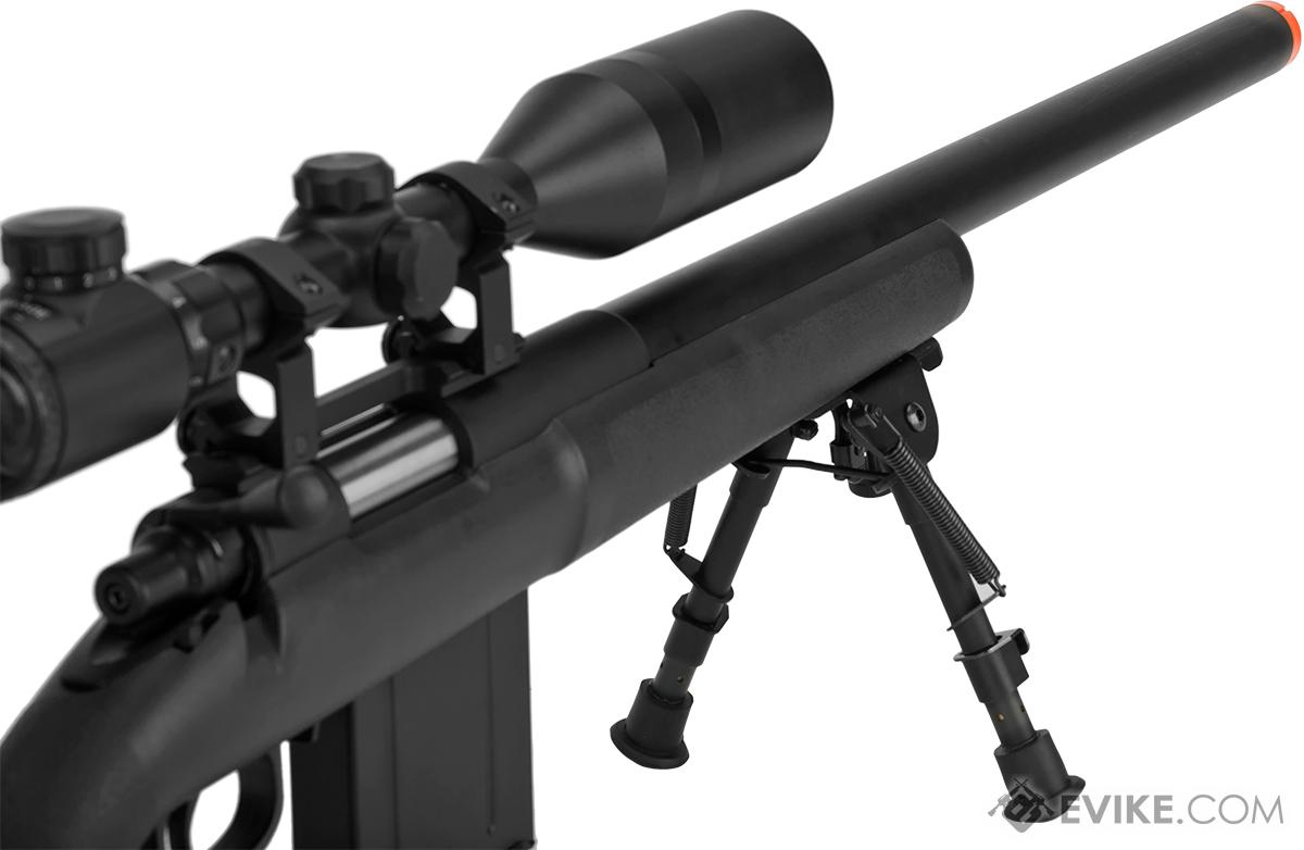 APS M40A3 Bolt Action Airsoft Sniper Rifle (Color: Black / 400 FPS 