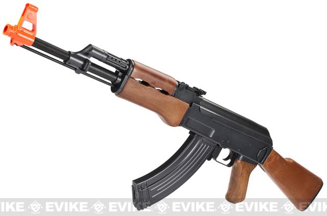 Full Size AK47 Replica Airsoft Spring Action Rifle with Full Stock