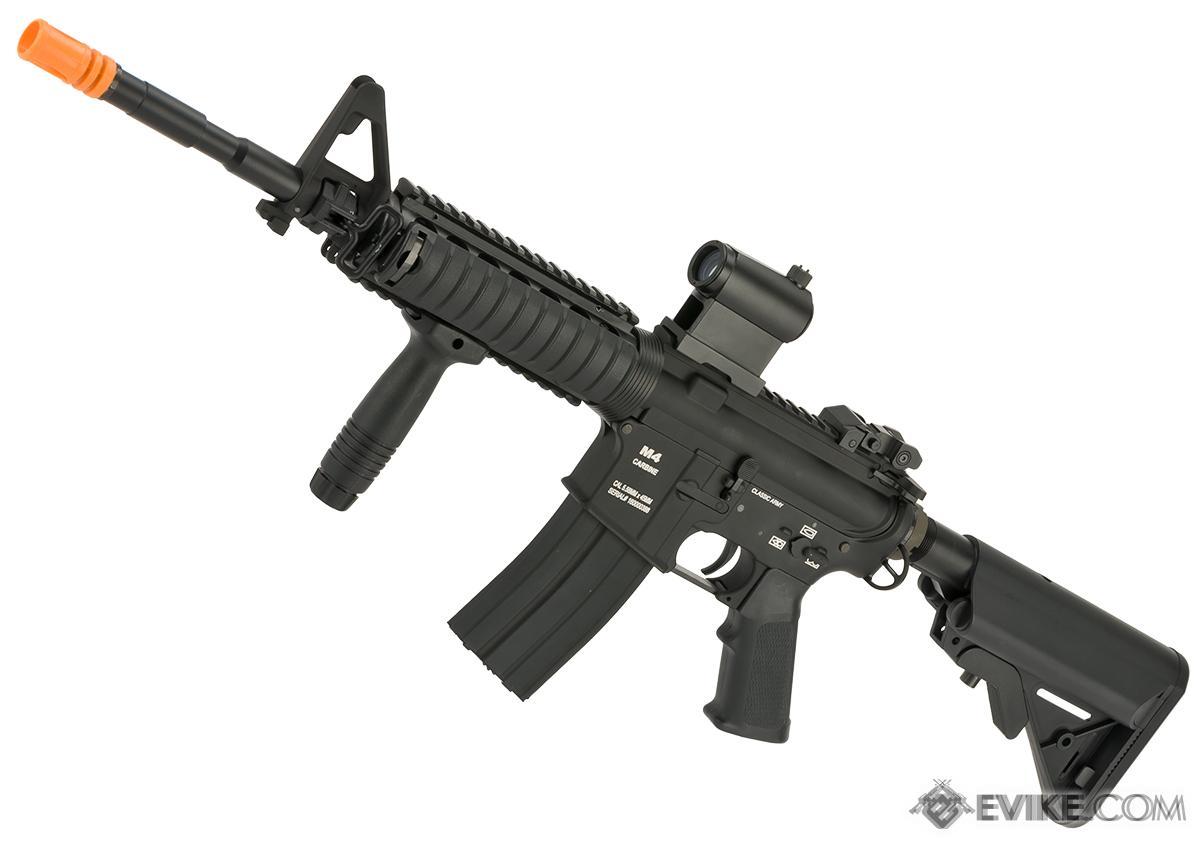 Classic Army M4 RIS Airsoft AEG Rifle  - Black