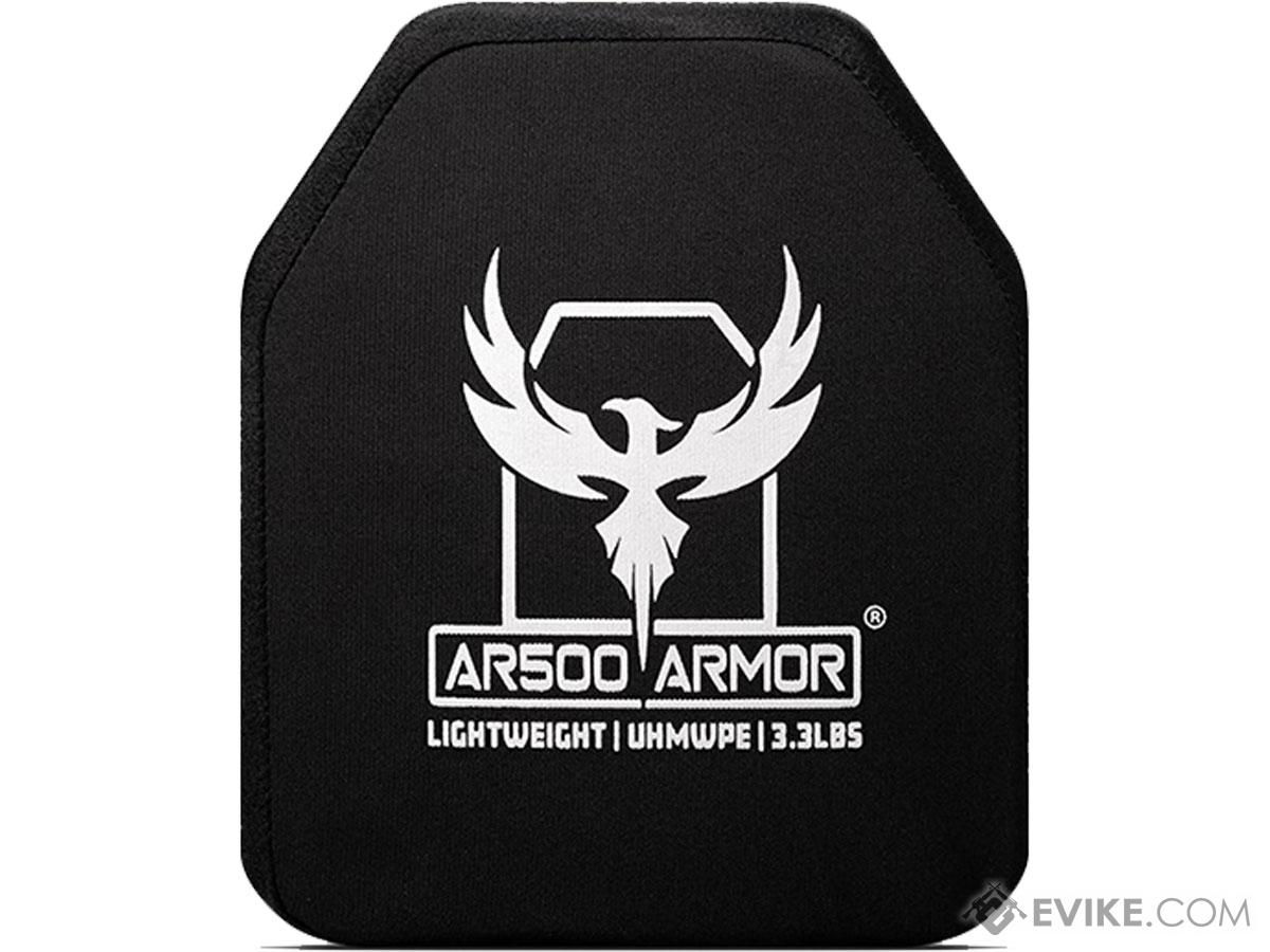 AR500 Armor Level III Lightweight UHMWPE Body Armor (Model: 10 x 12)