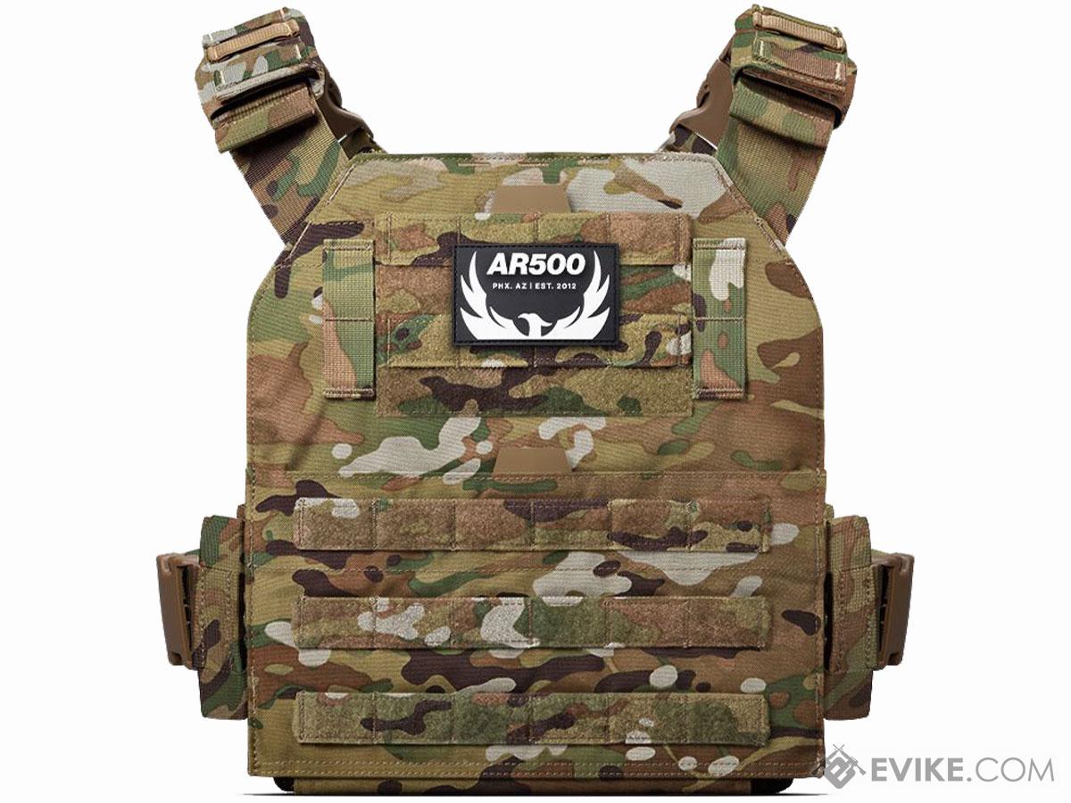 AR500 10x12 Level III Multi-Curve Base Coat Body Armor Plate