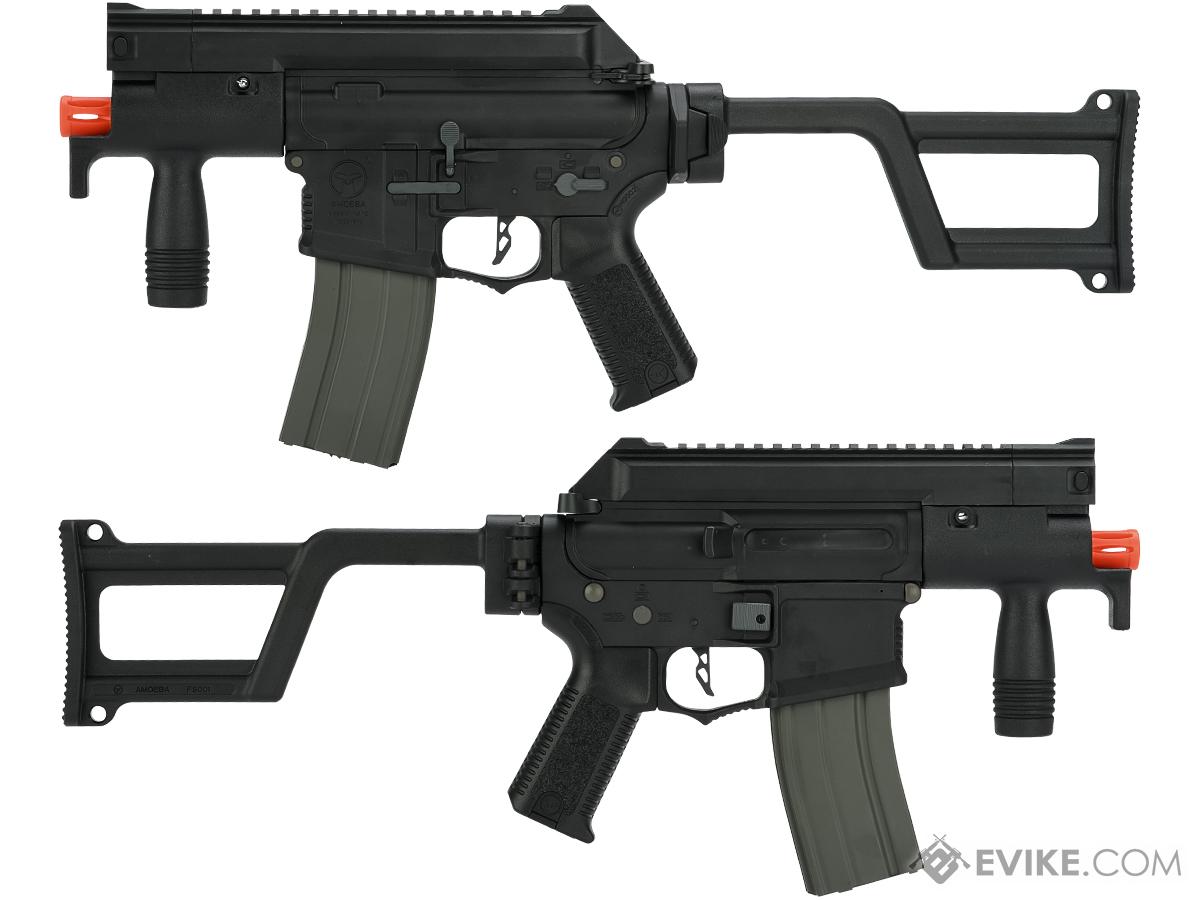 ARES Amoeba CCC M4 Airsoft AEG Machine Pistol (Color Black), Airsoft