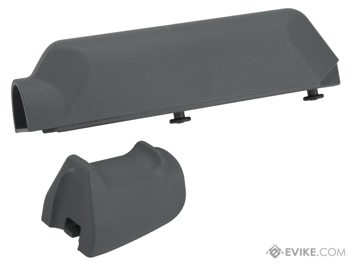 Pistol Grip and Cheek Pad Riser Set for Ameoba Striker S1 Airsoft Sniper Rifles (Color: Urban Grey)