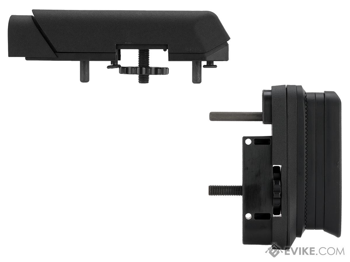 Ares AMOEBA Striker S1 Precision Adjustable Sniper Stock & Cheek Riser Upgrade Kit (Color: Black)