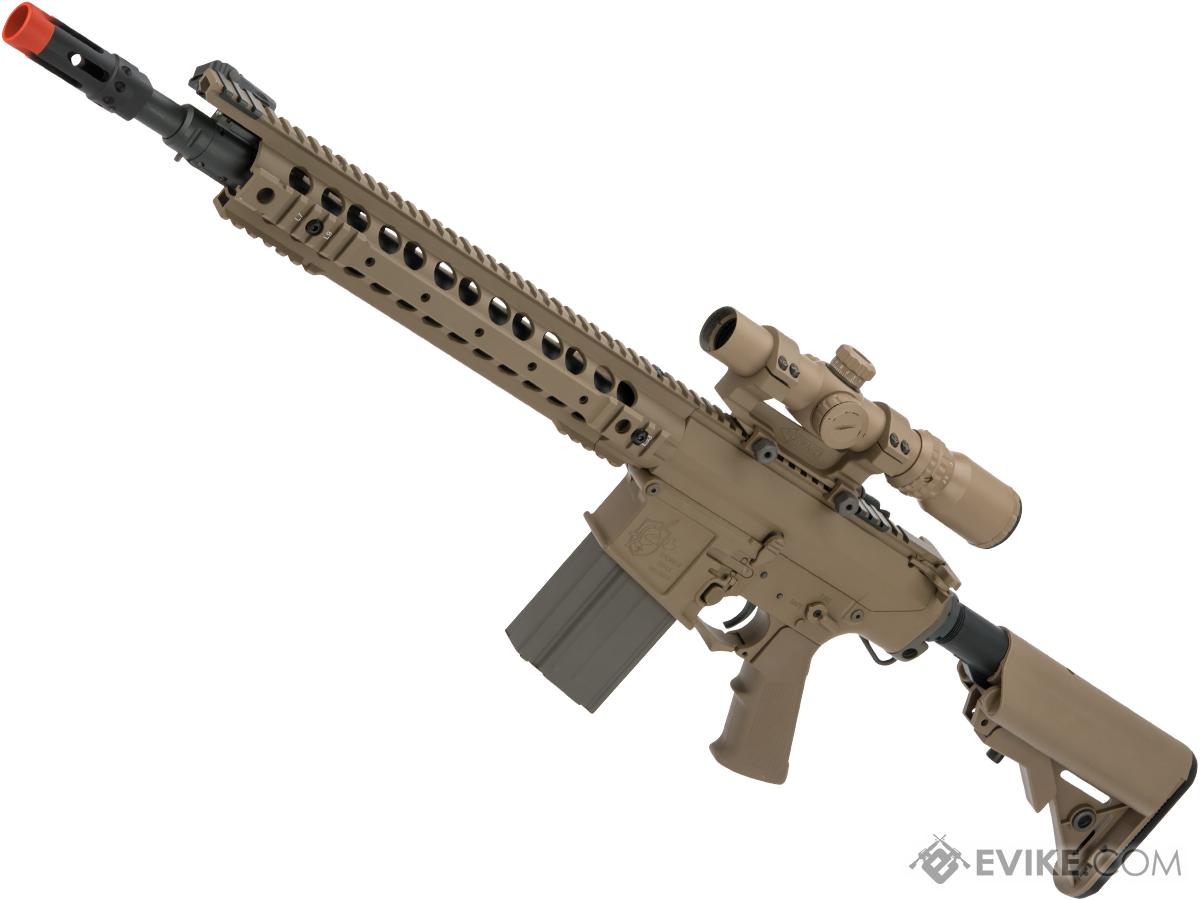 ARES Knight's Armament Licensed SR25-M110K Airsoft AEG DMR (Color: Dark Earth)
