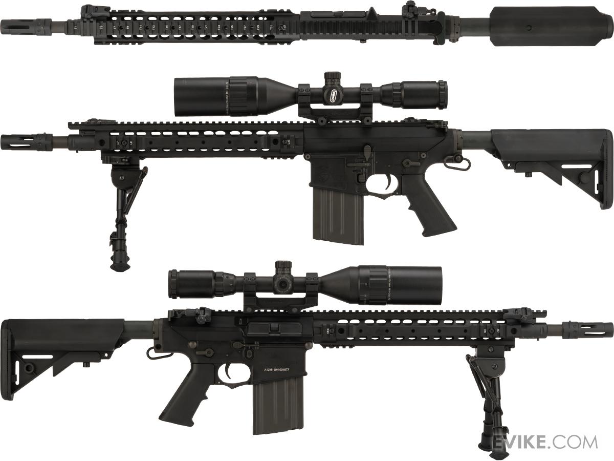 ARES Knight's Armament Licensed SR25-M110K Airsoft AEG DMR (Color ...