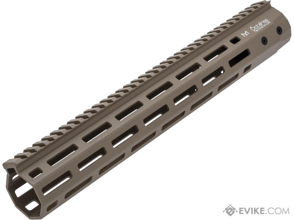 ARES Octarms M-LOK Rail System for M4 / M16 Series Airsoft AEG Rifles (Color: Dark Earth / 13.5)