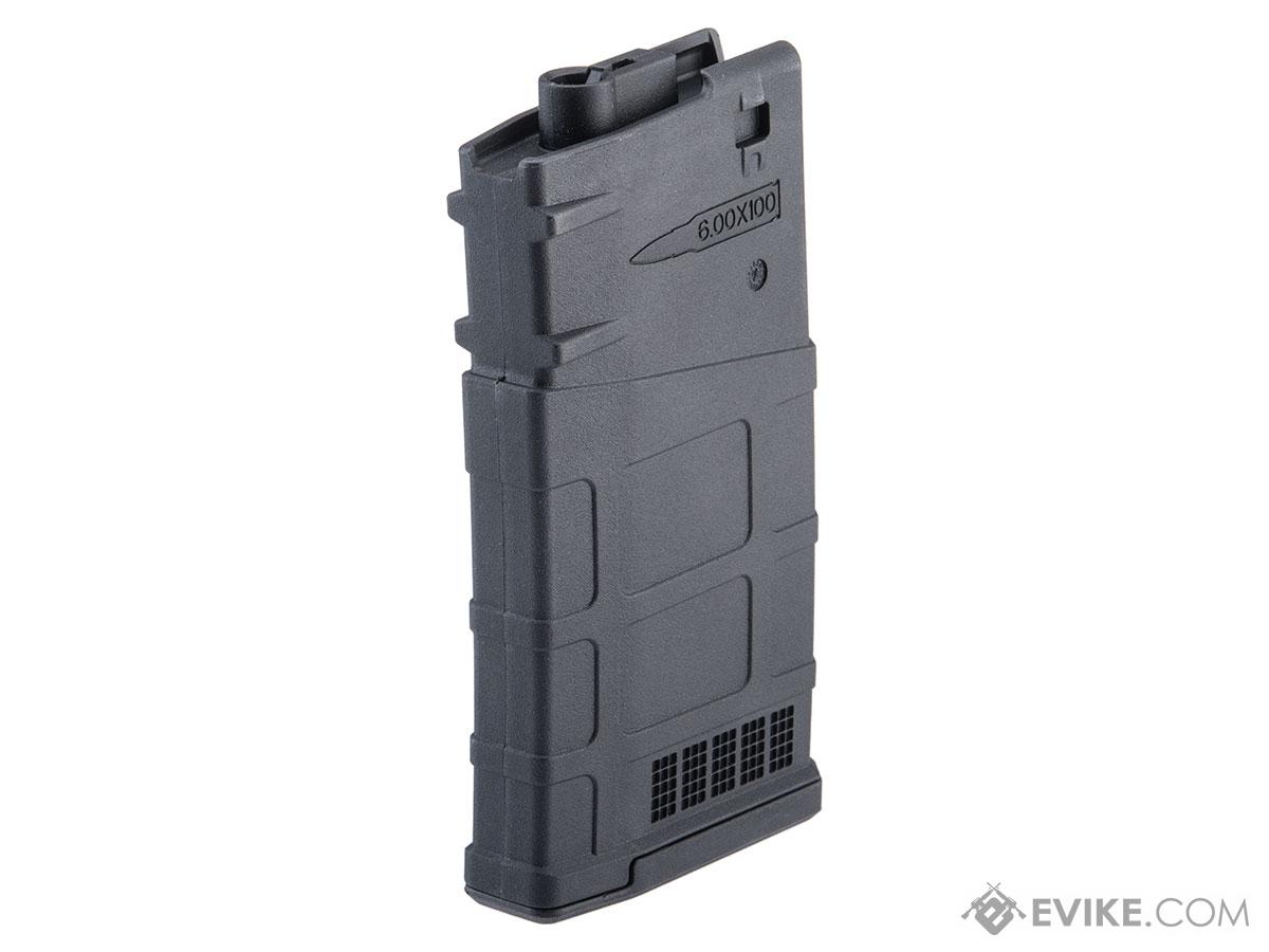 Ares 130rd Polymer Mid-Cap Magazine for Ares SR-25 / AR308 Series Airsoft AEG Rifles (Color: Black)