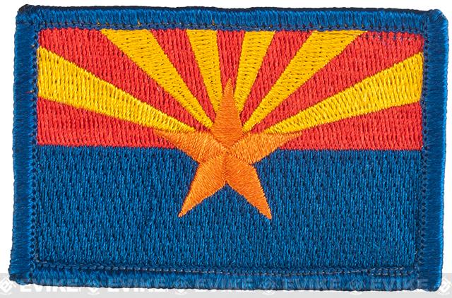 Arizona State Flag Patch PVC Green Camo