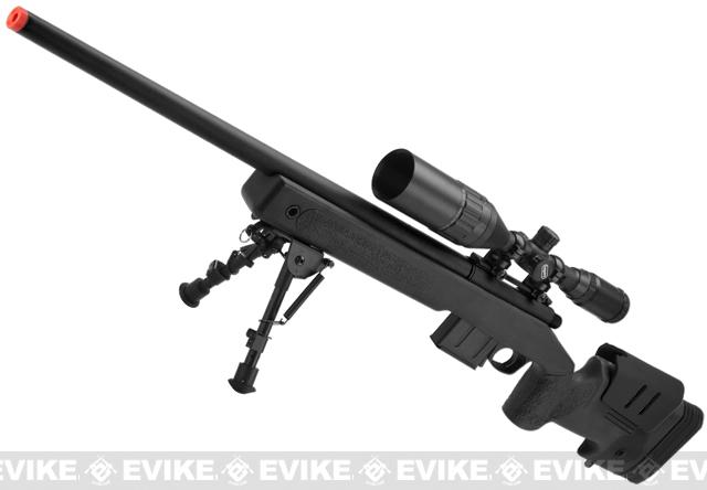 ARES MCM700X Airsoft Sniper Rifle (Color: Black - 550+ FPS)