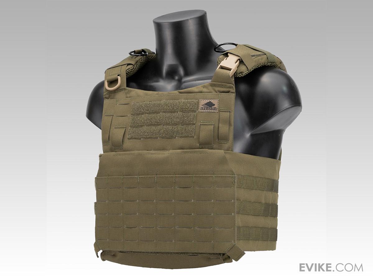ARS ARMA A-22 Skanda Laser-Cut Plate Carrier (Color: Olive Drab
